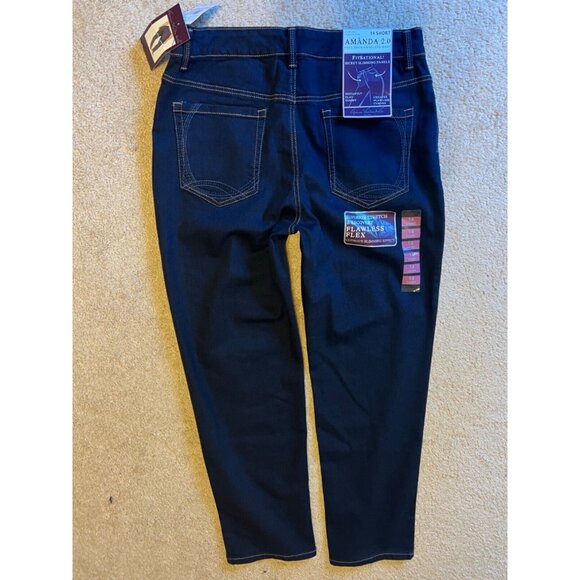 Gloria Vanderbilt Amanda 14 Short Slim Leg Denim Jeans NWT New - Picture 3 of 7